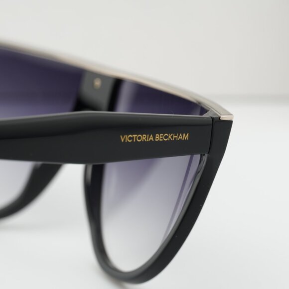 Victoria Beckham VB682S 001 Aviator Sunglasses – Black/Smoke main image 9
